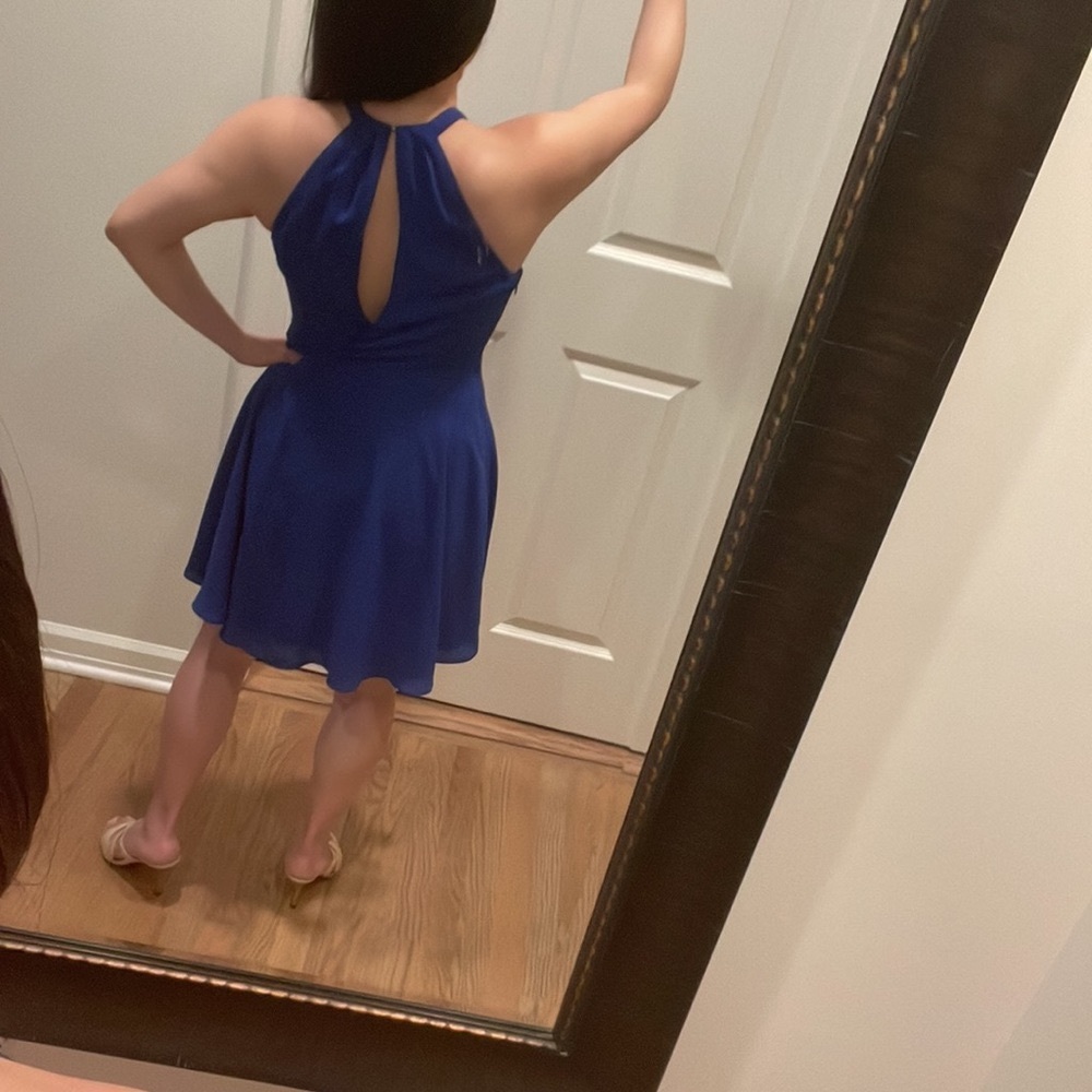 3for$15 Halter neck blue dress - Picture 6 of 9